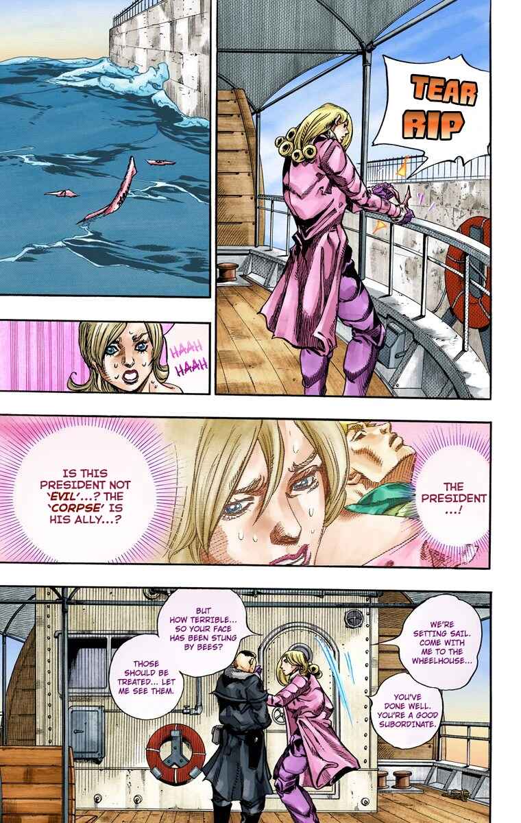 JoJo no Kimyou na Bouken: Part 7 - Steel Ball Run Color-ban Chapter 73 - Page 13