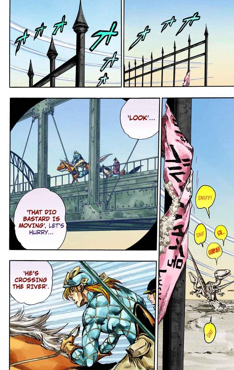 JoJo no Kimyou na Bouken: Part 7 - Steel Ball Run Color-ban Chapter 73 - Page 34
