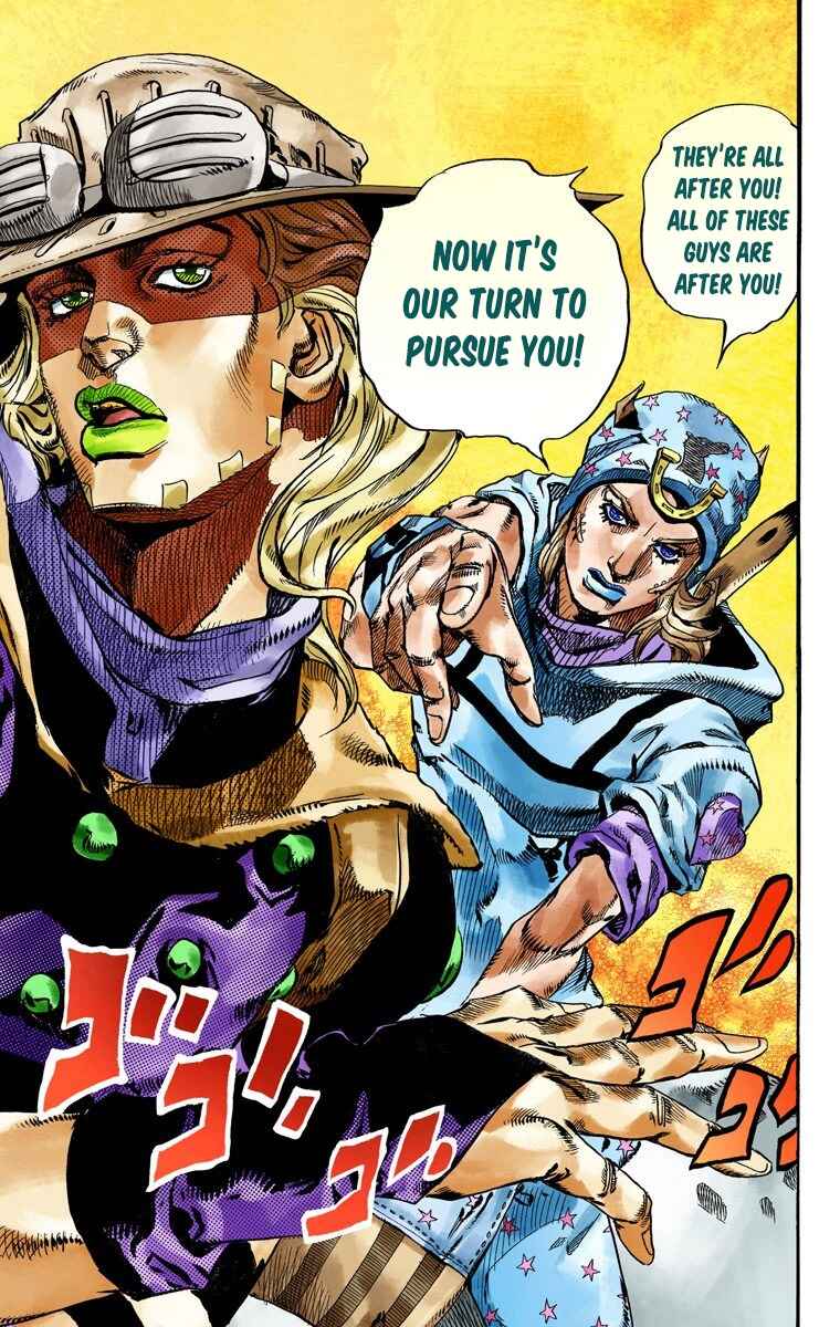 JoJo no Kimyou na Bouken: Part 7 - Steel Ball Run Color-ban Chapter 73 - Page 37