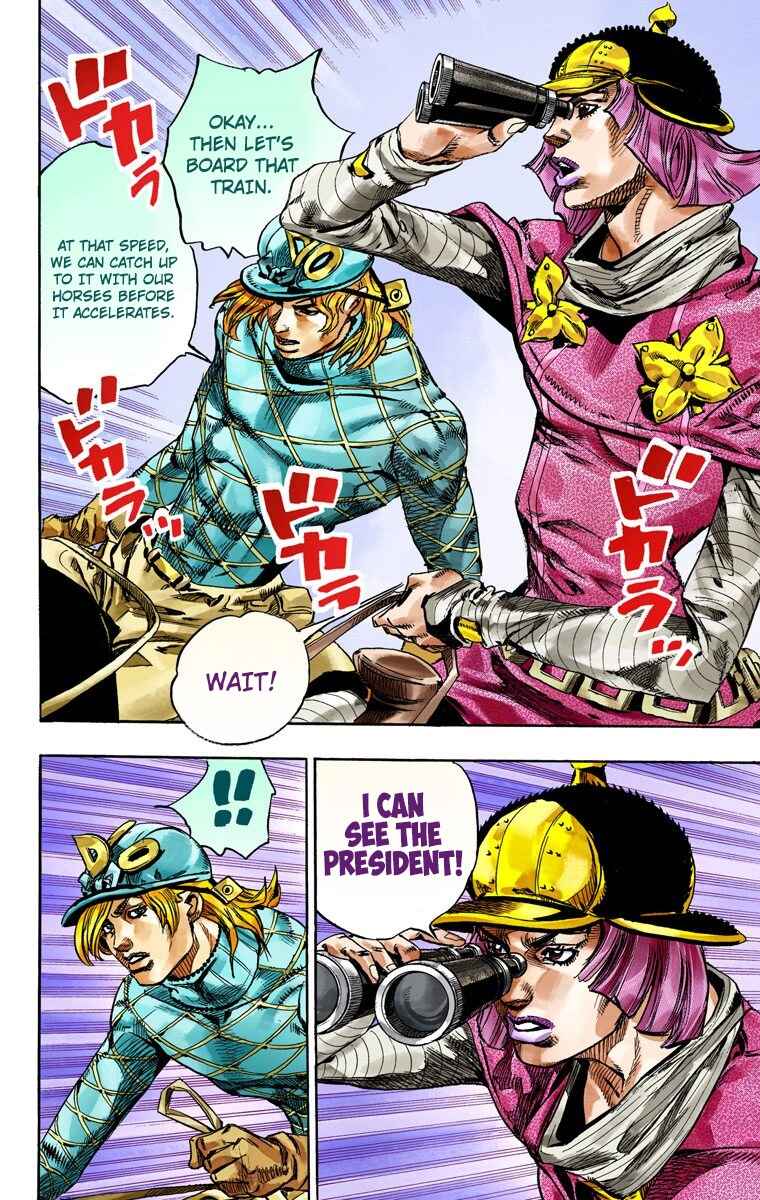 JoJo no Kimyou na Bouken: Part 7 - Steel Ball Run Color-ban Chapter 73 - Page 40
