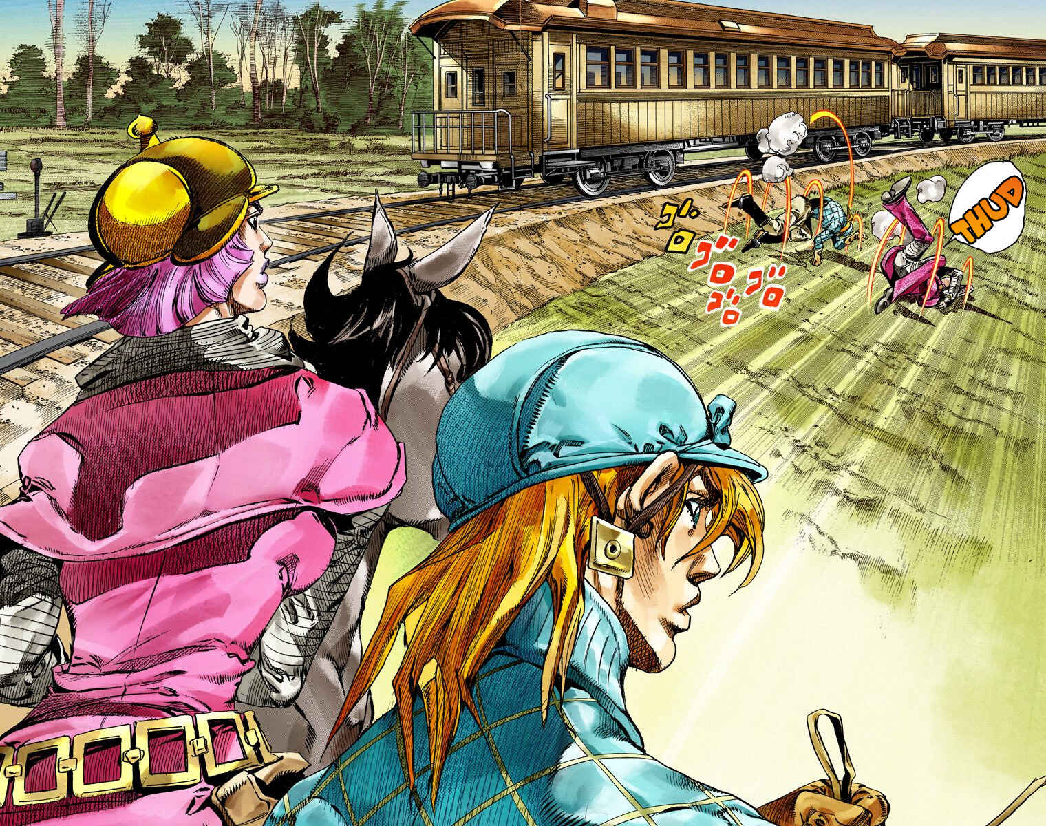 JoJo no Kimyou na Bouken: Part 7 - Steel Ball Run Color-ban Chapter 73 - Page 43