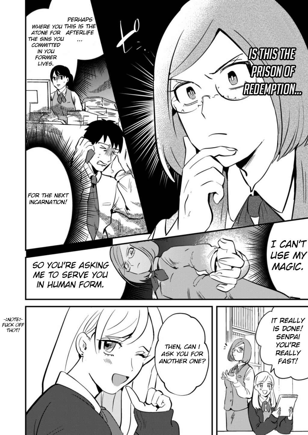 MaOL! ~Shachiku OL to Isekai Saikyou Maou Irekawari Seikatsu~ Chapter 1 - Page 22