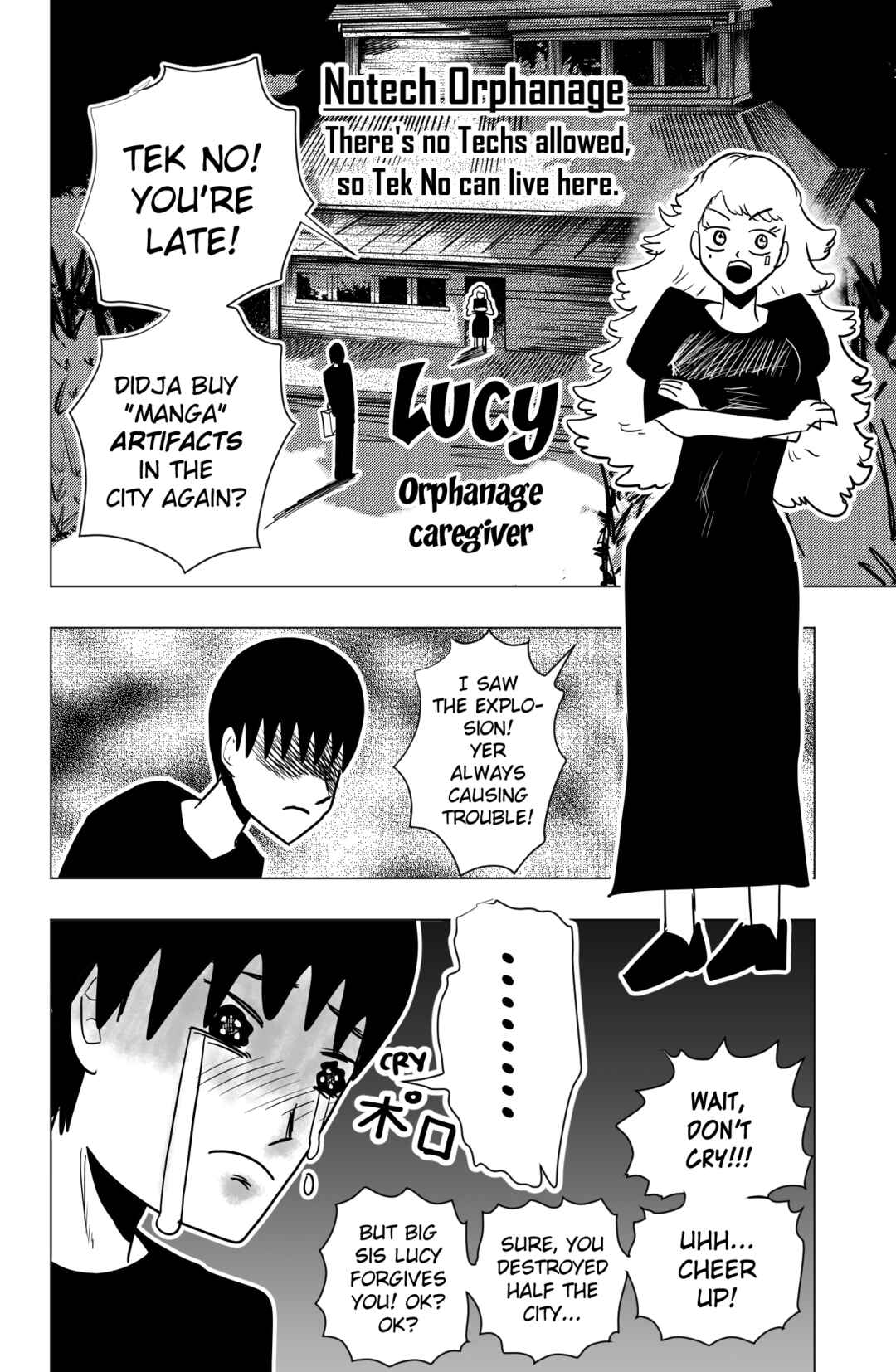 TEKNO: Sci-Fi Shonen Manga! Chapter 1 - Page 7