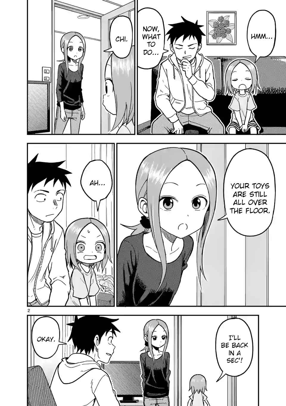 Karakai Jouzu no (Moto) Takagi-san Chapter 133 - Page 2