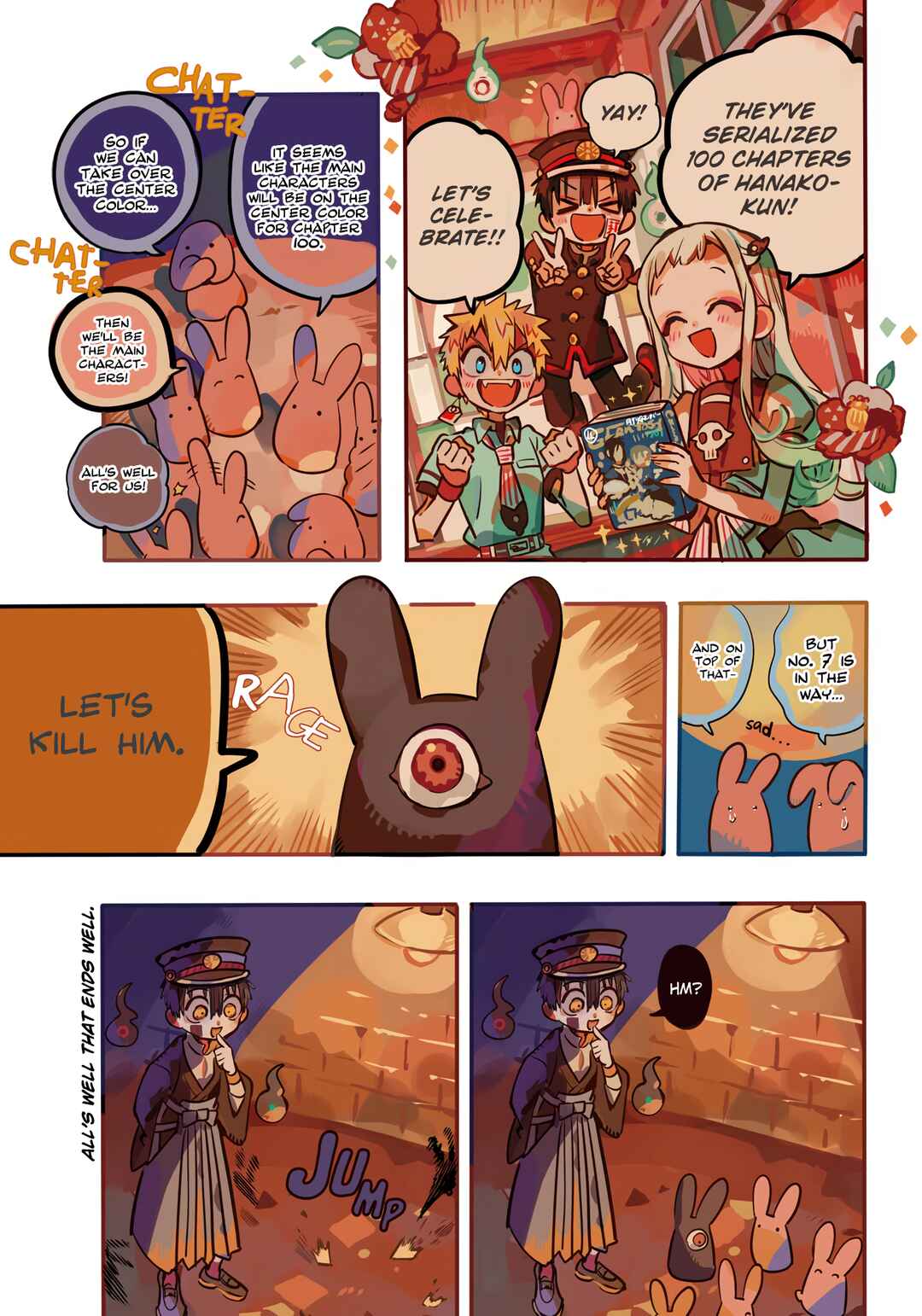 Jibaku Shounen: Hanako-kun Chapter 100 - Page 2