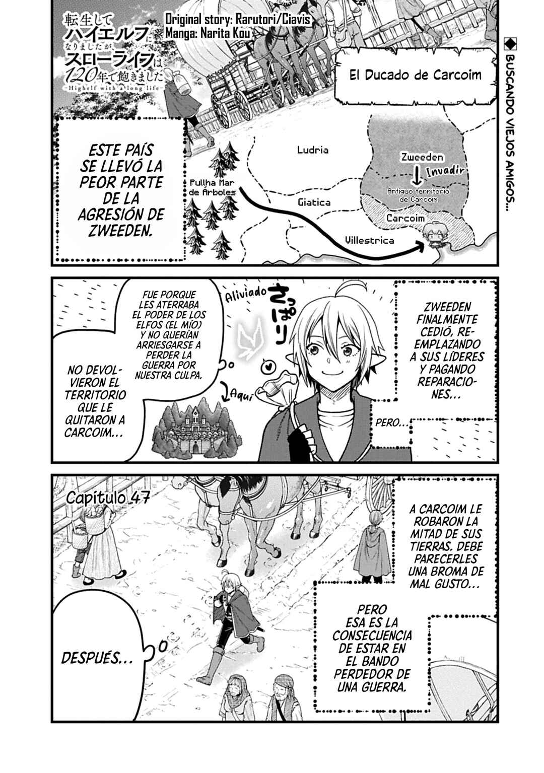 Tensei Shite High Elf ni Narimashitaga, Slow Life wa 120-nen de Akimashita - Highelf with a Long Life Chapter 47 - Page 1