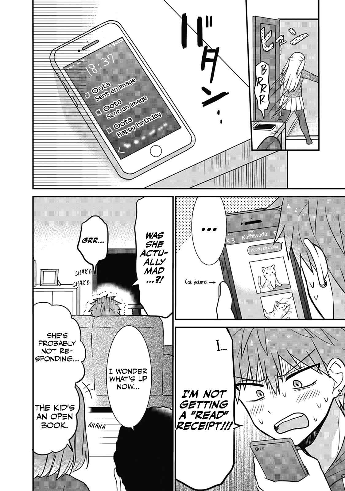 Kao ni Denai Kashiwada-san to Kao ni Deru Oota-kun Chapter 14 - Page 11