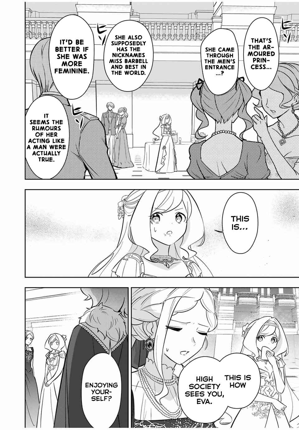 Koujo Tensei: Densetsu no Dai Madoushi (♂), Hime Kishi to Narite Densetsu no Reijou Kishidan o Tsukuri Musou Suru Chapter 4 - Page 4