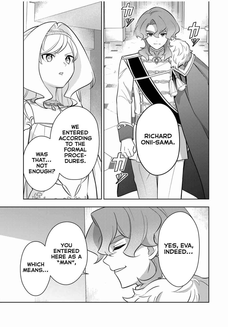 Koujo Tensei: Densetsu no Dai Madoushi (♂), Hime Kishi to Narite Densetsu no Reijou Kishidan o Tsukuri Musou Suru Chapter 4 - Page 5