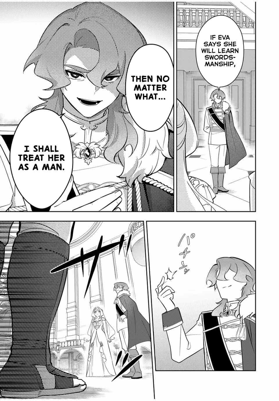 Koujo Tensei: Densetsu no Dai Madoushi (♂), Hime Kishi to Narite Densetsu no Reijou Kishidan o Tsukuri Musou Suru Chapter 4 - Page 9