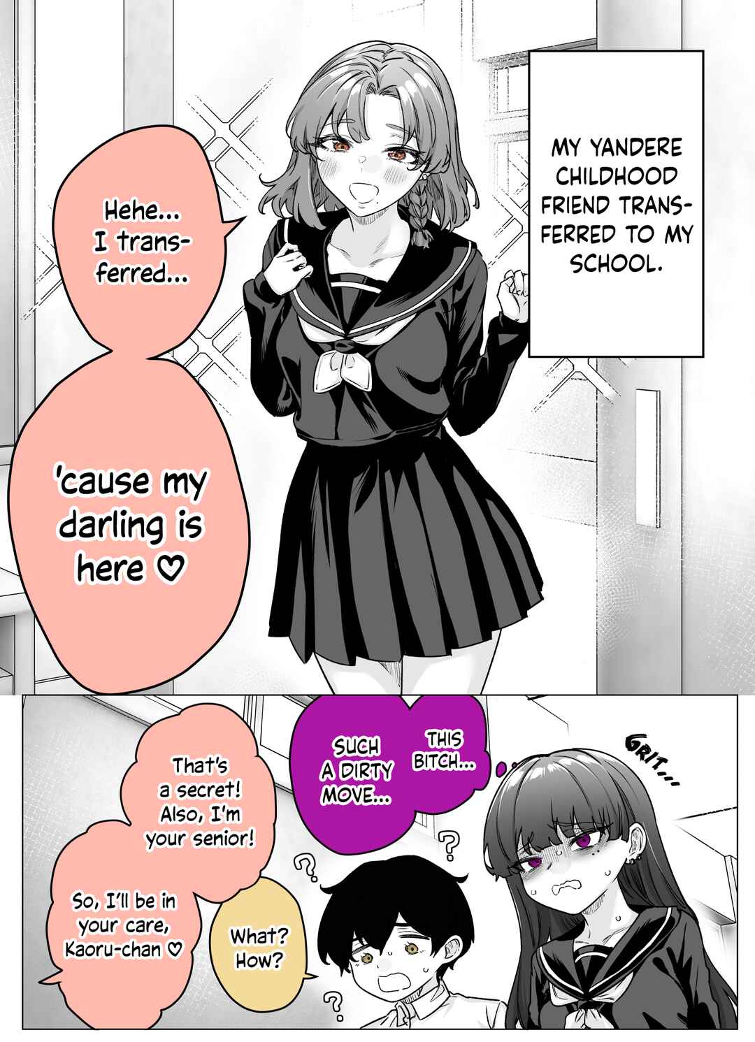 I Thought She Was a Yandere, but Apparently She's Even Worse Chapter 38 - Page 1