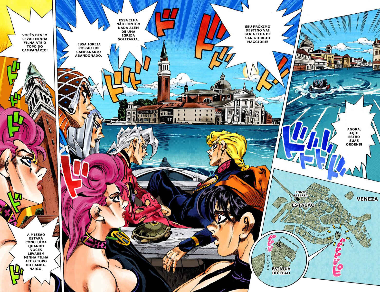 JoJo no Kimyou na Bouken: Part 5 - Ougon no Kaze Color-ban Chapter 77 - Page 3