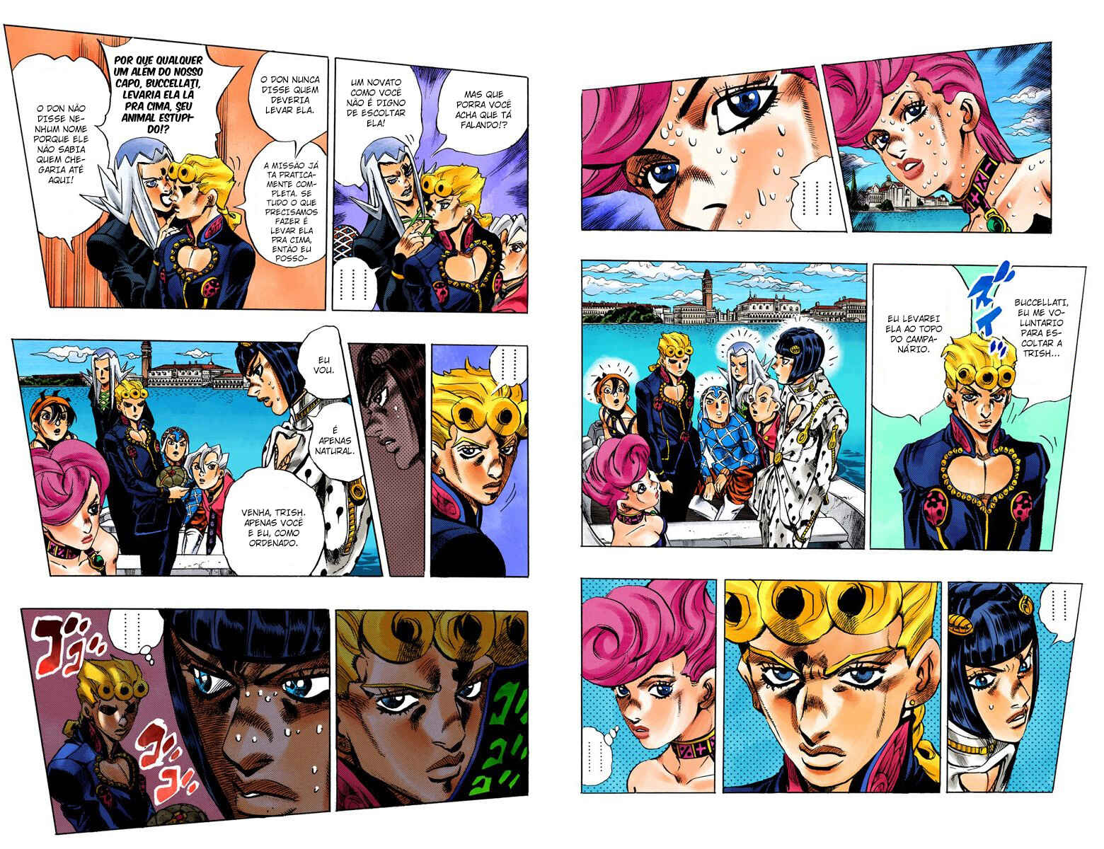 JoJo no Kimyou na Bouken: Part 5 - Ougon no Kaze Color-ban Chapter 77 - Page 5