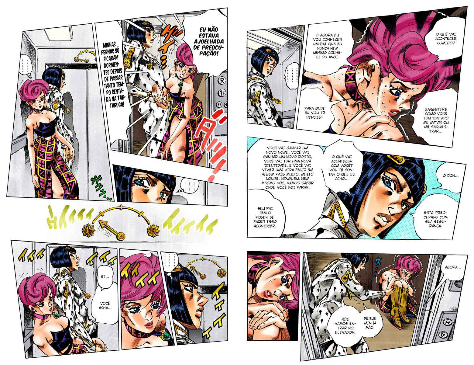 JoJo no Kimyou na Bouken: Part 5 - Ougon no Kaze Color-ban Chapter 77 - Page 8