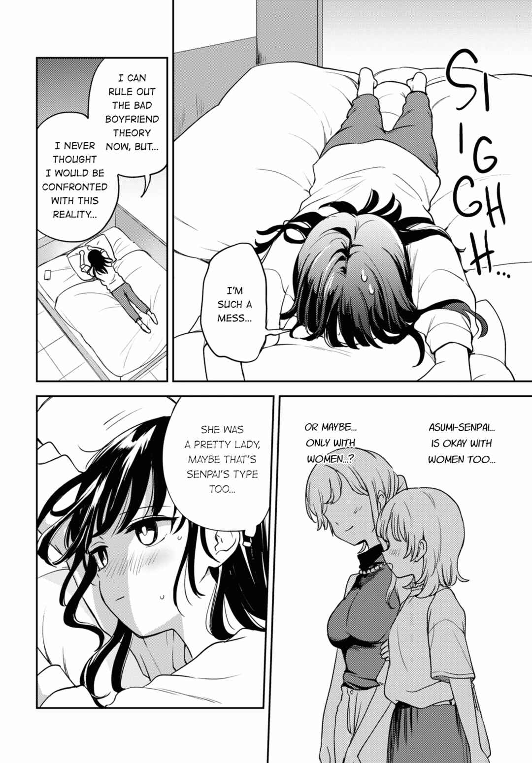 Asumi-chan wa Les Fuuzoku ni Kyoumi ga Arimasu! Chapter 12 - Page 28