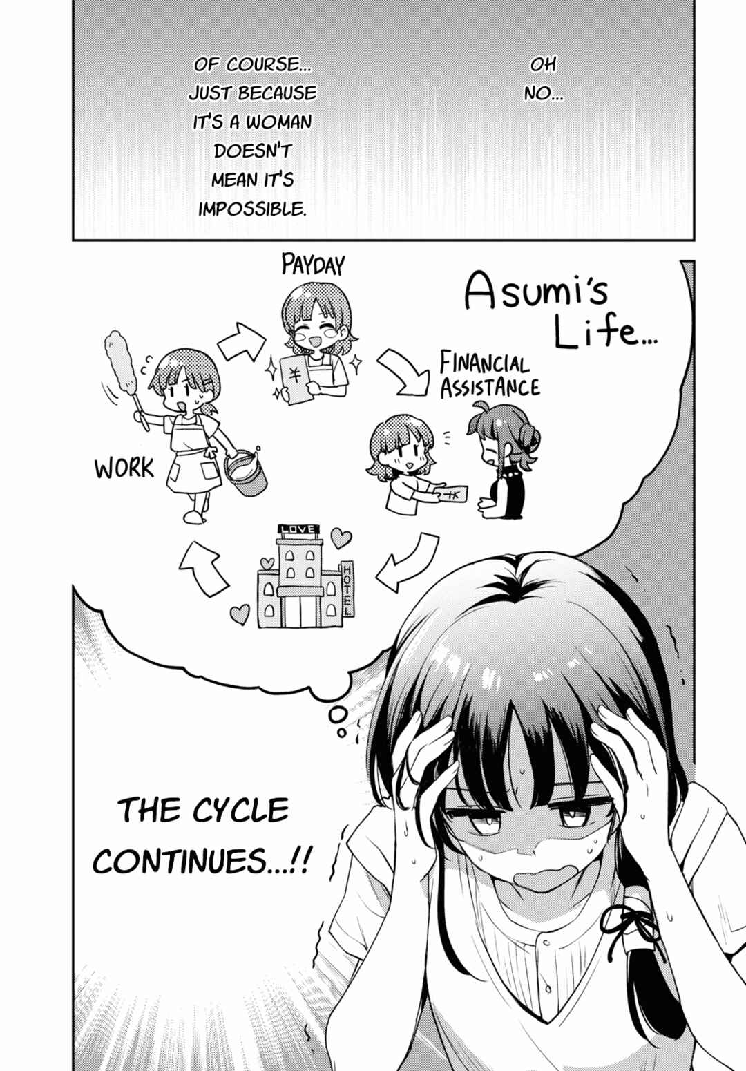 Asumi-chan wa Les Fuuzoku ni Kyoumi ga Arimasu! Chapter 12 - Page 33