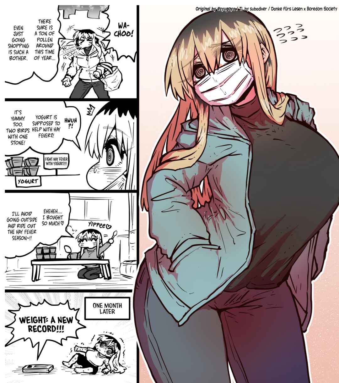 Batsuichi de Nakimushi na Otonarisan Chapter 29.12 - Page 1