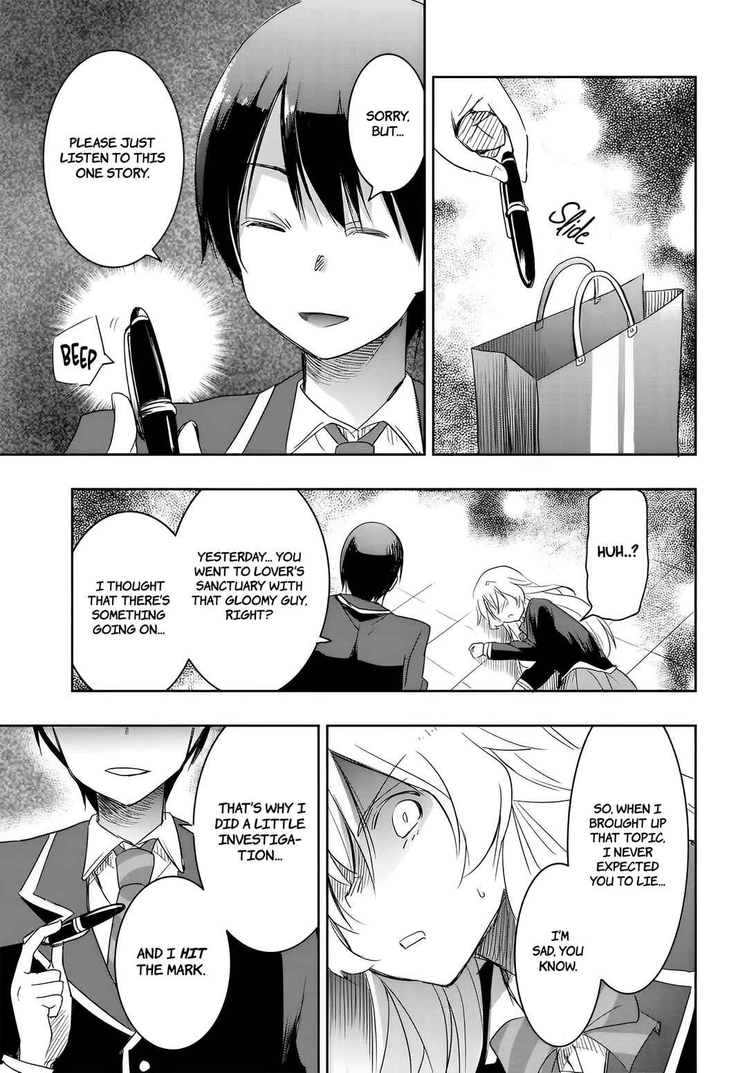 Watashi yori Tsuyoi Otoko to Kekkon shitai no - Seiso na Biji Seito Kaichou (Jitsu wa Moto Banchou) no Himitsu wo Shiru Inkya (Jitsu wa Kanojo wo Koeru Saikyou no Yankee) Chapter 11 - Page 17