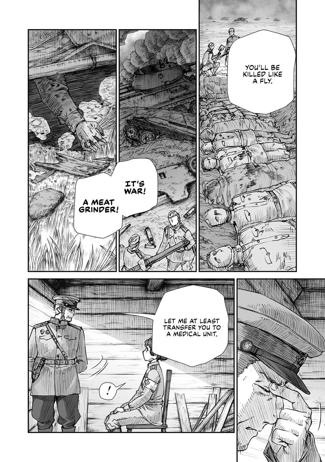 Sensou wa Onna no Kao wo Shiteinai Chapter 32.5 - Page 6