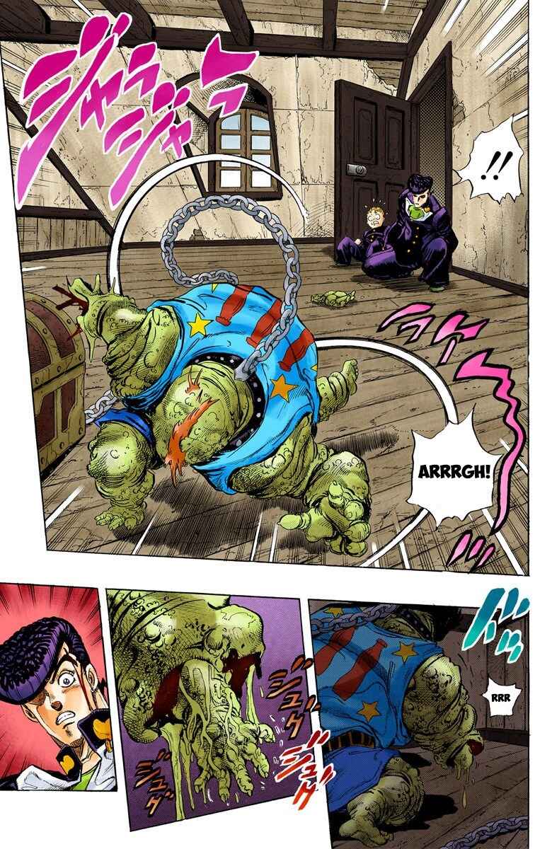 JoJo no Kimyou na Bouken: Part 4 - Diamond wa Kudakenai Color-ban Chapter 16 - Page 14