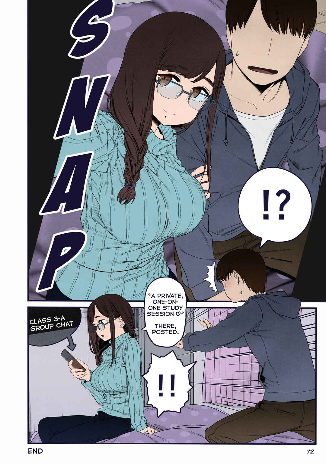 Getsuyoubi no Tawawa (Twitter Webcomic) (Fan Colored) Chapter 37 - Page 14