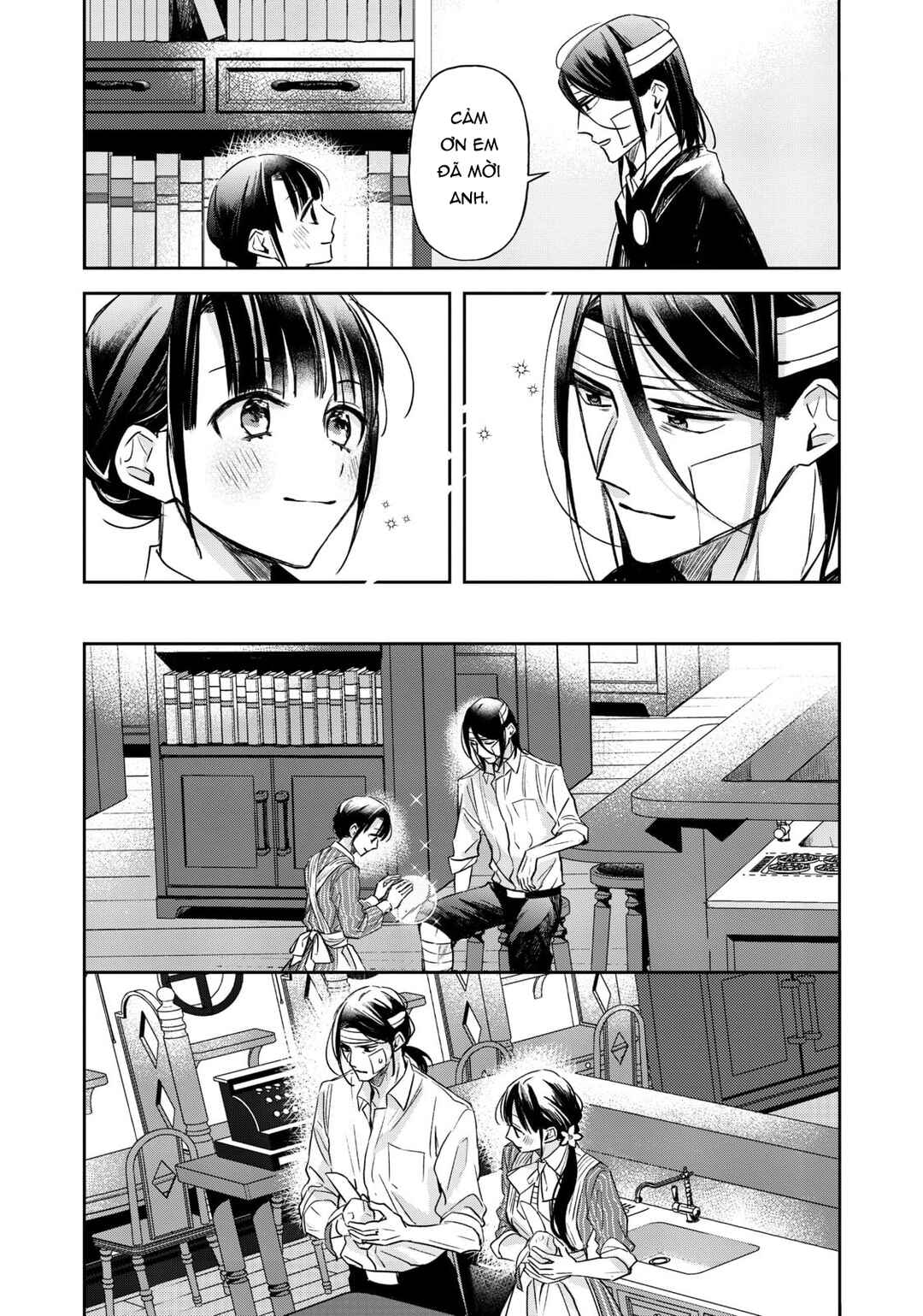 Isekai ni Kyuuseishu to shite Yobaremashita ga, Around 30 ni wa Muri na no de, hissori Book Café Hajimemashita Chapter 9 - Page 12