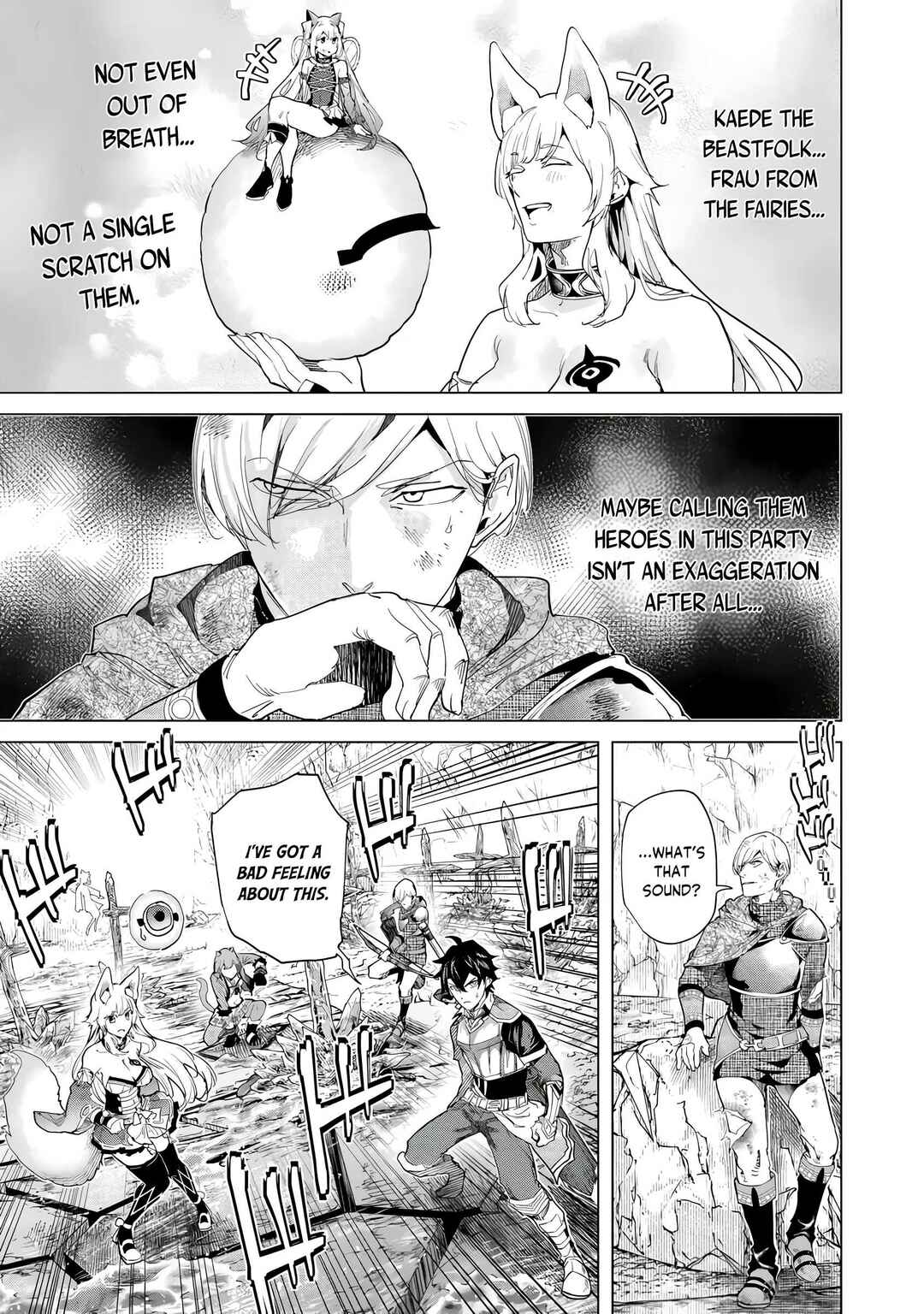 Keikenchi Chochiku de Nonbiri Shoushin Ryokou ~Yuusha to Koibito ni Tsuihou Sareta Senshi no Mujikaku Zamaa~ Chapter 35 - Page 13