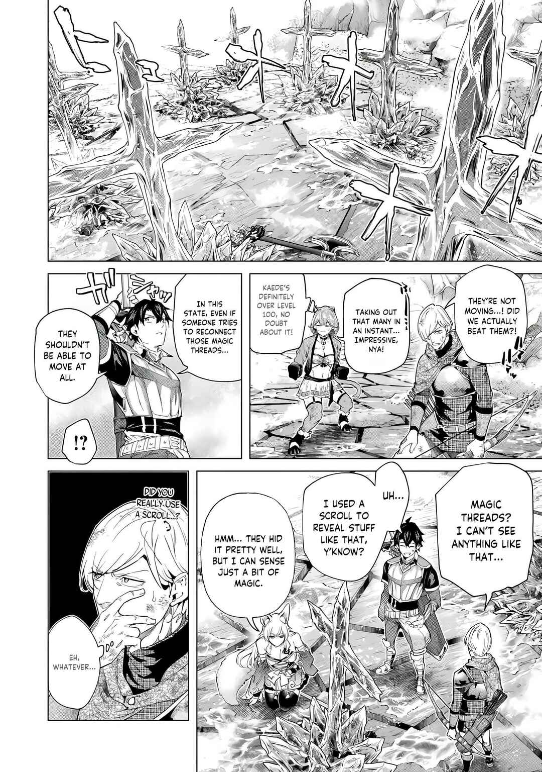 Keikenchi Chochiku de Nonbiri Shoushin Ryokou ~Yuusha to Koibito ni Tsuihou Sareta Senshi no Mujikaku Zamaa~ Chapter 35 - Page 8