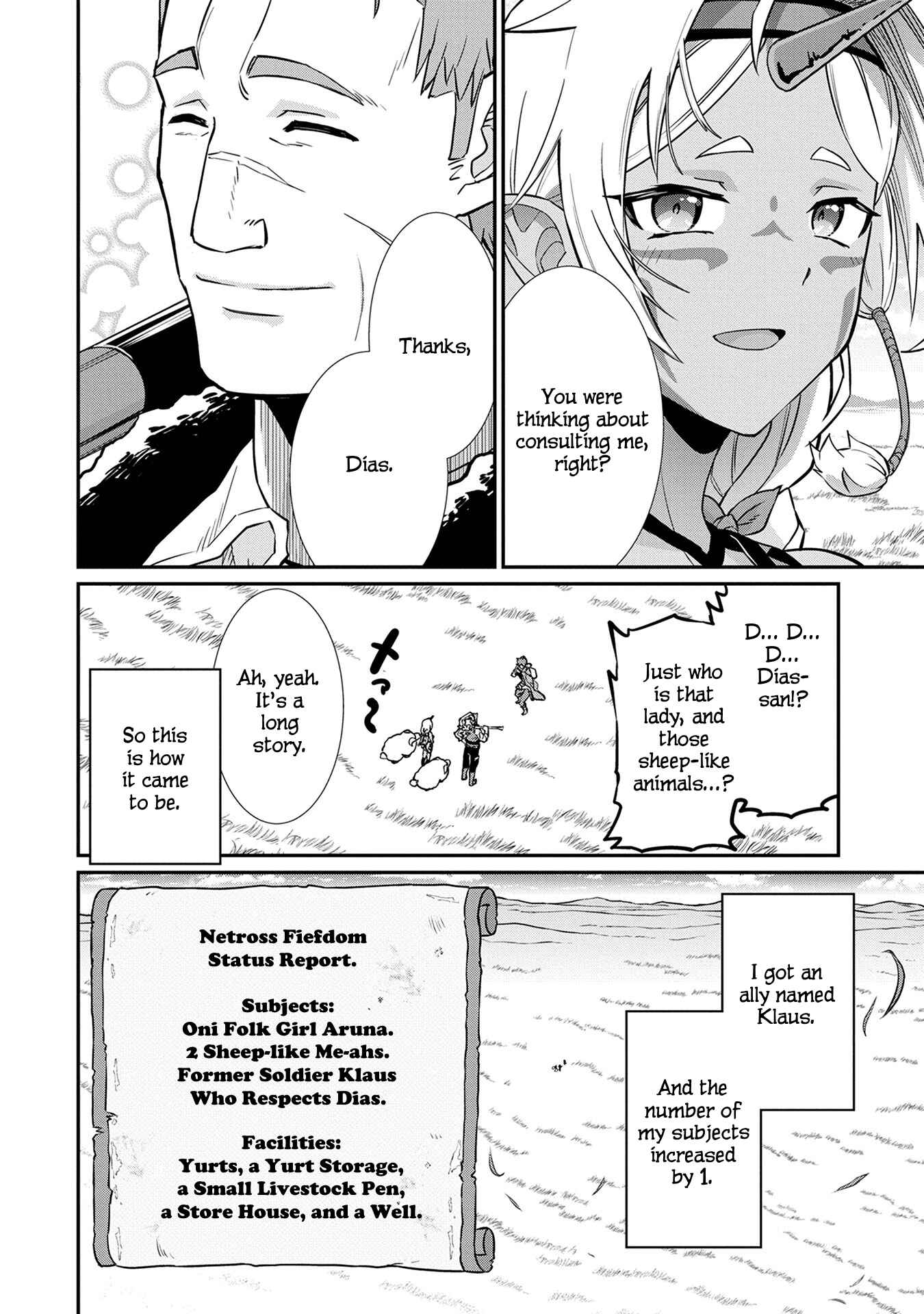 Ryoumin 0-nin Start no Henkyou Ryoushusama ~Ao no Dias to Soukaku no Otome~ Chapter 5 - Page 31