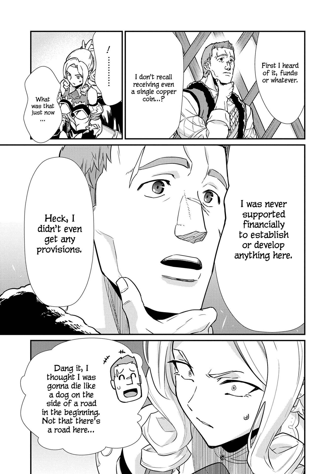 Ryoumin 0-nin Start no Henkyou Ryoushusama ~Ao no Dias to Soukaku no Otome~ Chapter 5 - Page 7