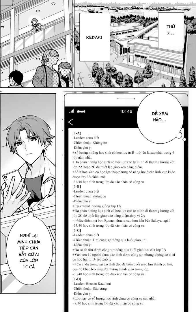 Youkoso Jitsuryoku Shijou Shugi no Kyoushitsu e: 2-nensei-hen Chapter 12 - Page 14