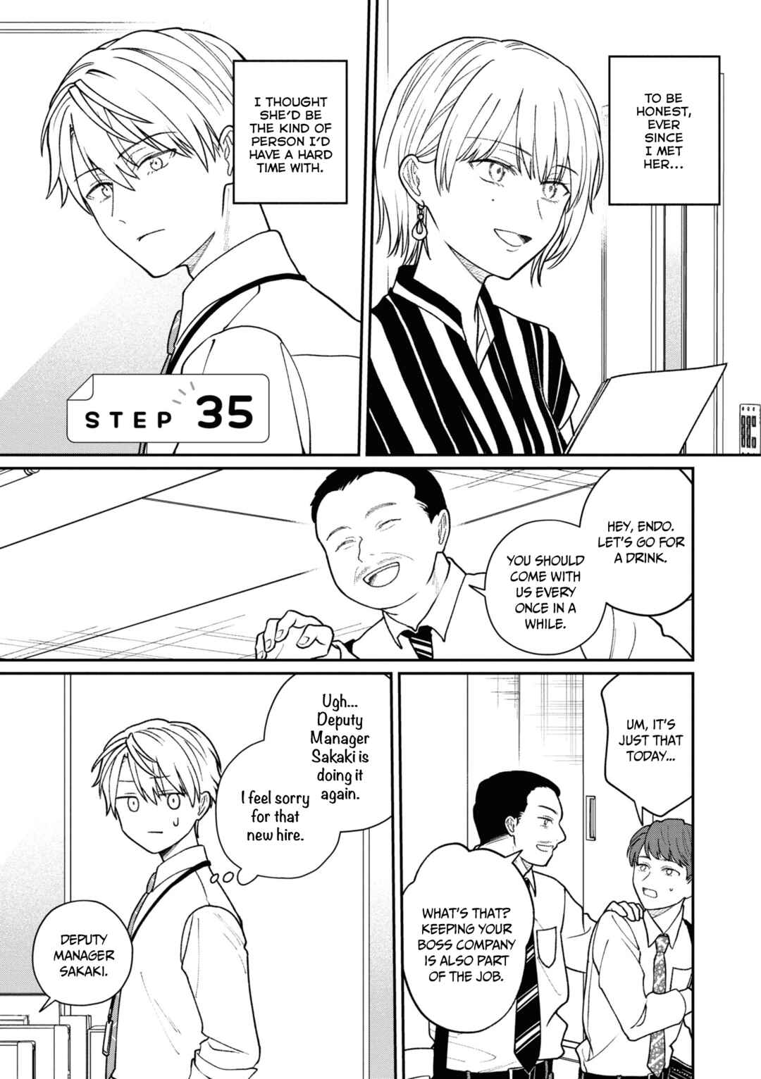Kuuki ga "Yomeru" Shinnyuu Shain to Buaisou na Senpai Chapter 35 - Page 2