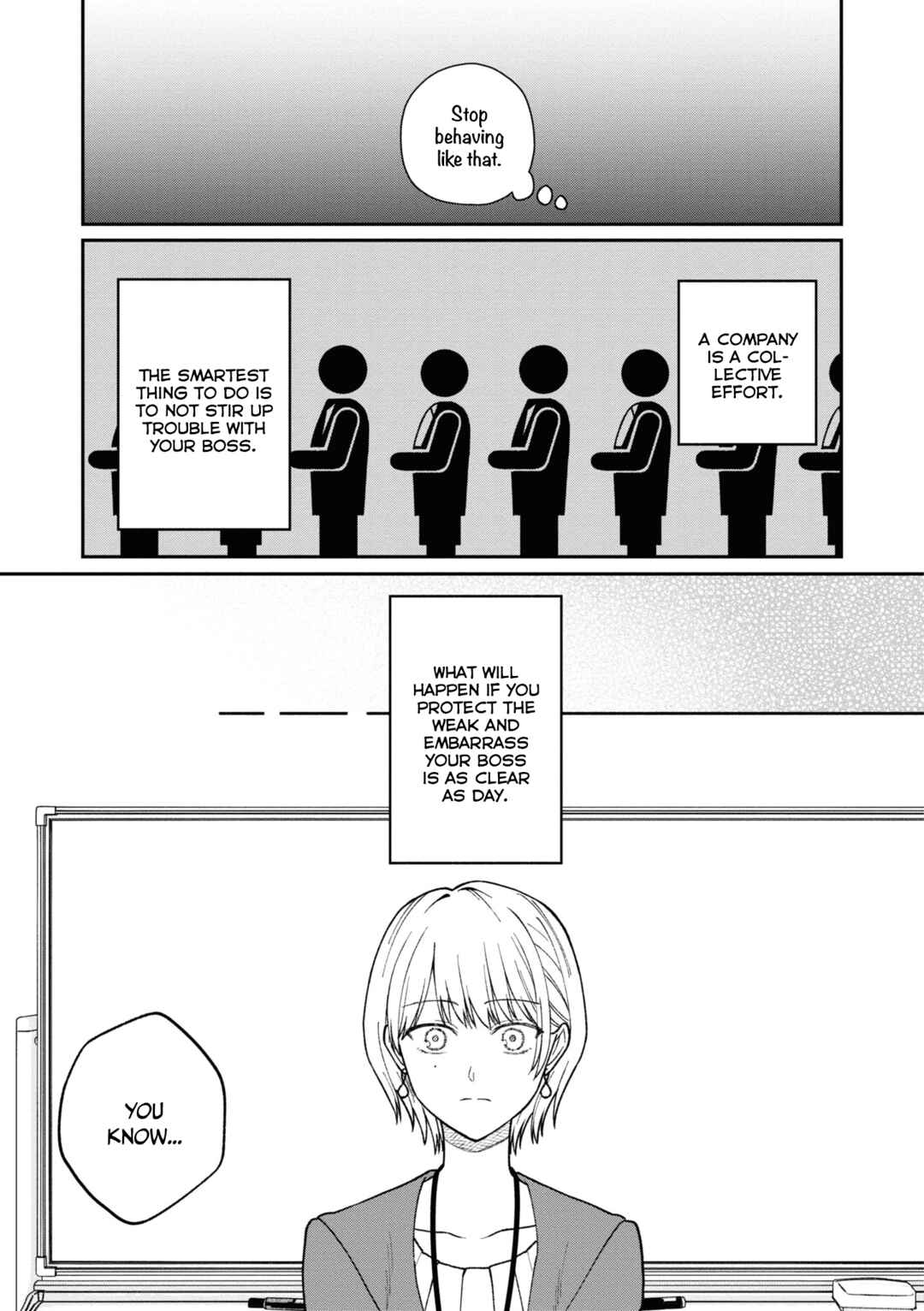 Kuuki ga "Yomeru" Shinnyuu Shain to Buaisou na Senpai Chapter 35 - Page 4