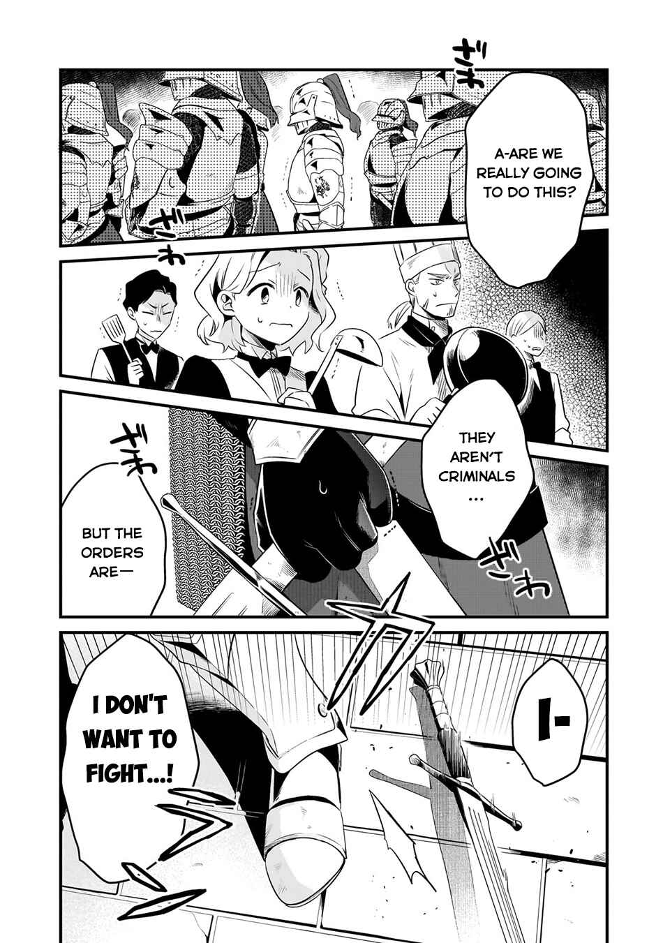 Tsuihousha Shokudou e Youkoso! ~Saikyou Party o Tsuihousareta Ryourinin (Lv. 99) wa, Inaka de Nengan no Boukensha Shokudou o Hirakimasu!~ Chapter 49 - Page 18