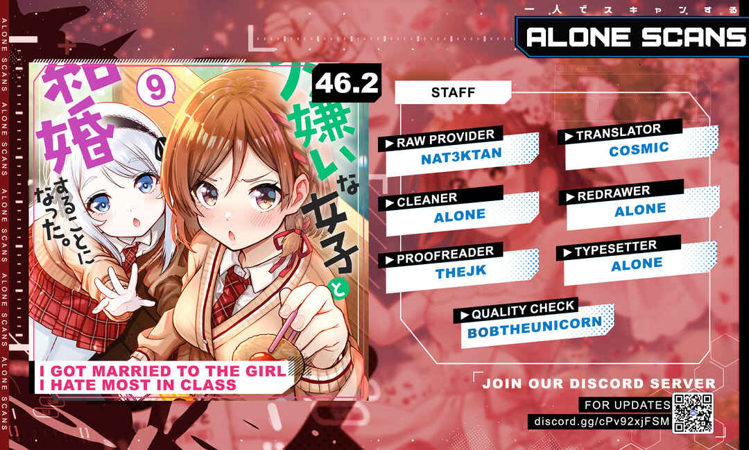 Class no Daikirai na Joshi to Kekkon Suru Koto ni Natta. Chapter 46.2 - Page 1