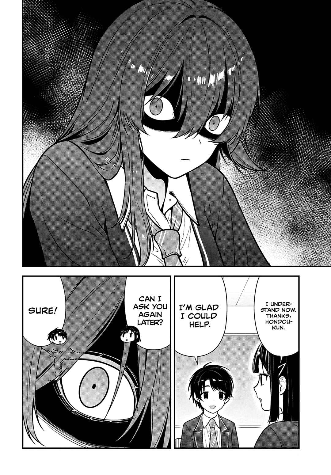 Tonari no Seki no Yankee Shimizu-san ga Kami wo Kuroku Sometekita Chapter 12 - Page 22