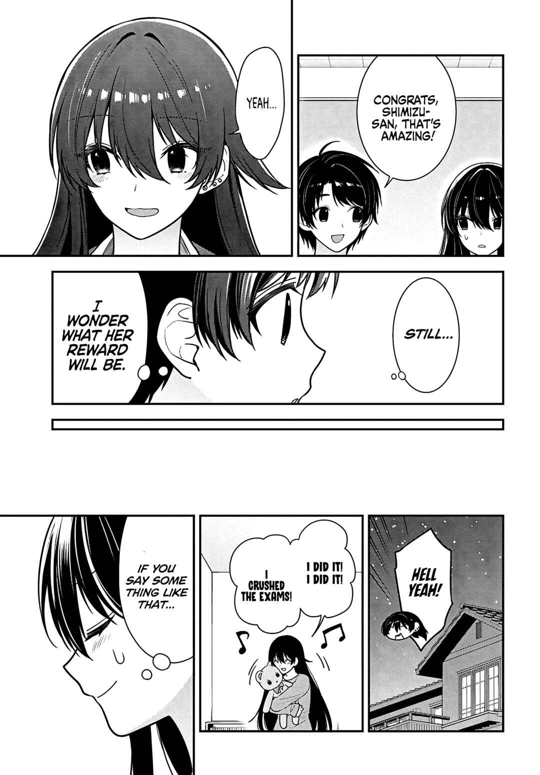 Tonari no Seki no Yankee Shimizu-san ga Kami wo Kuroku Sometekita Chapter 12 - Page 39