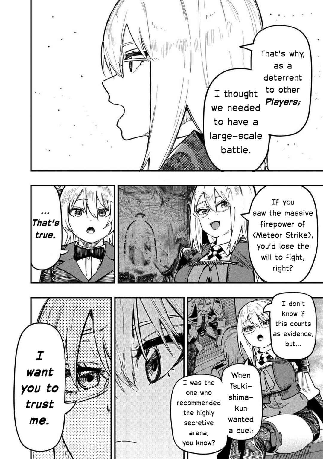 Wazawai no Avalon: Game Saijaku no Akuyaku Debu ni Ten'i Shita kedo, Ore dake "Yasereba Tsuyokute New Game" na Sekai datta no de, Saisoku Level Up & Hametsu Flag Kaihi de Kage no Eiyuu o Mezashimasu Chapter 89 - Page 2