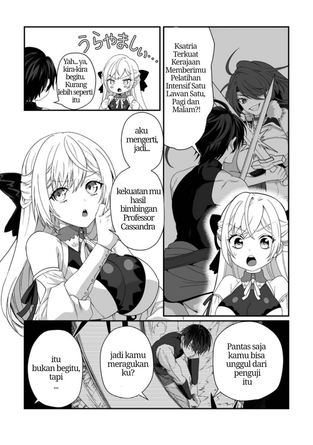 Teisou Gyakuten Sekai de Yuiitsu no Otoko Kishi no Ore, Onna Kishi Gakuen ni Nyuugaku Shitara Nazeka Eiyou Atsukai Sareta: Zetsurin Skill de Harem Musou Chapter 4.3 - Page 2