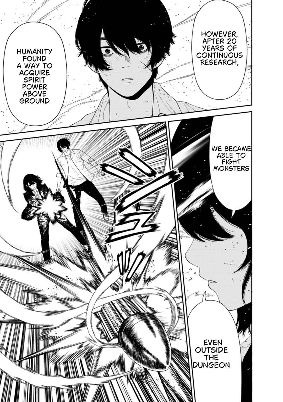 Dungeon de Tatakaitsuzukete 20-nen no Doutei Yuusha, Chijou ni Modottara Danjoubi 1:1000 no Sekai Datta Chapter 4.1 - Page 4