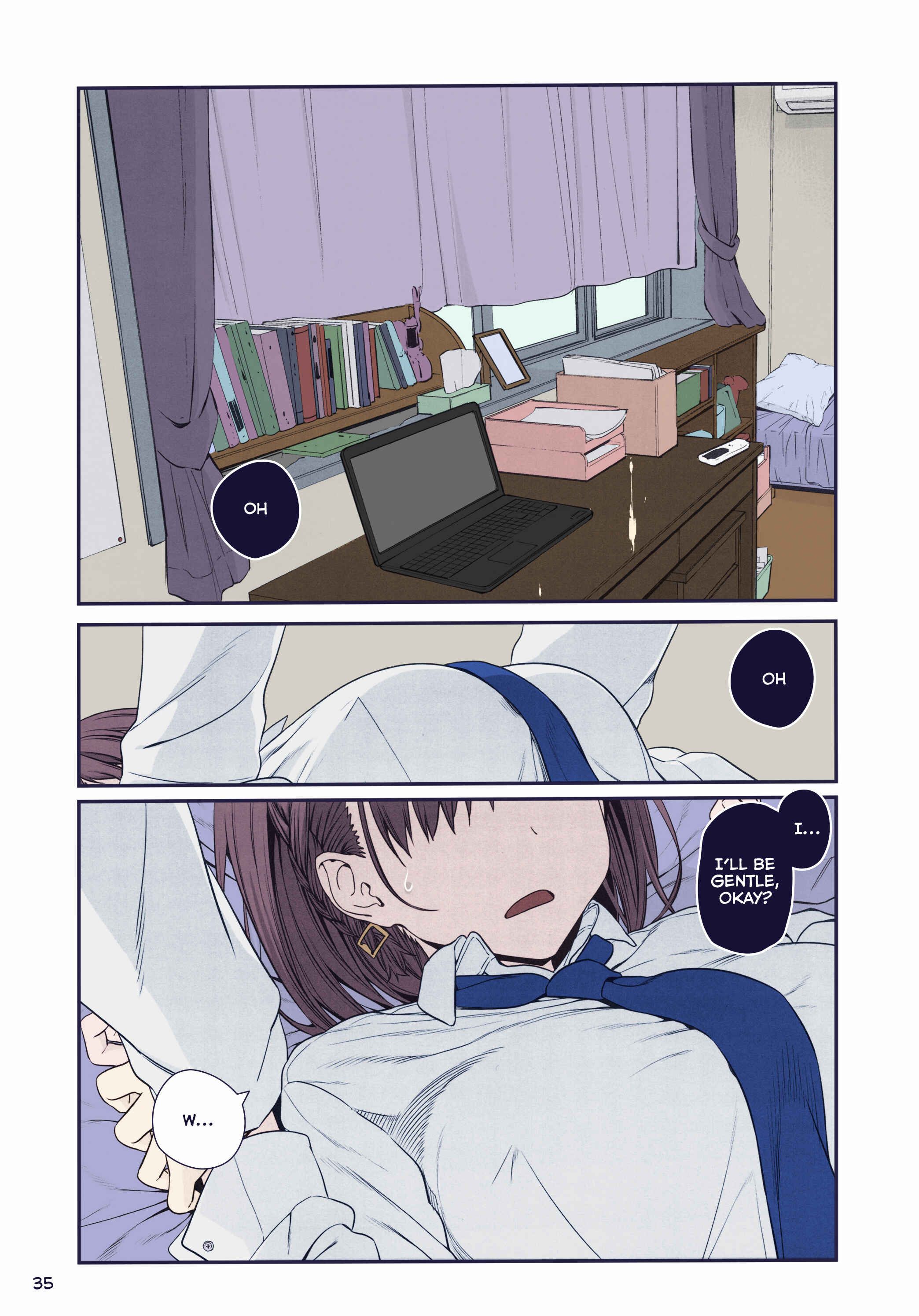 Getsuyoubi no Tawawa (Twitter Webcomic) (Fan Colored) Chapter 9 - Page 1