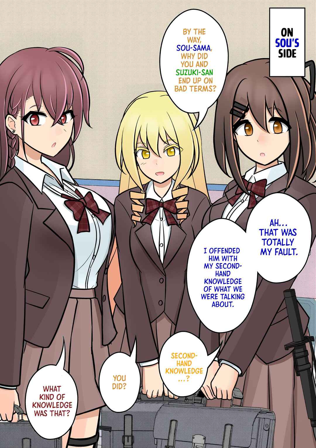 Danjo-hi 1:39 no Heikou Sekai wa Omoi no Hoka Futsuu (Fan Colored) Chapter 99 - Page 6
