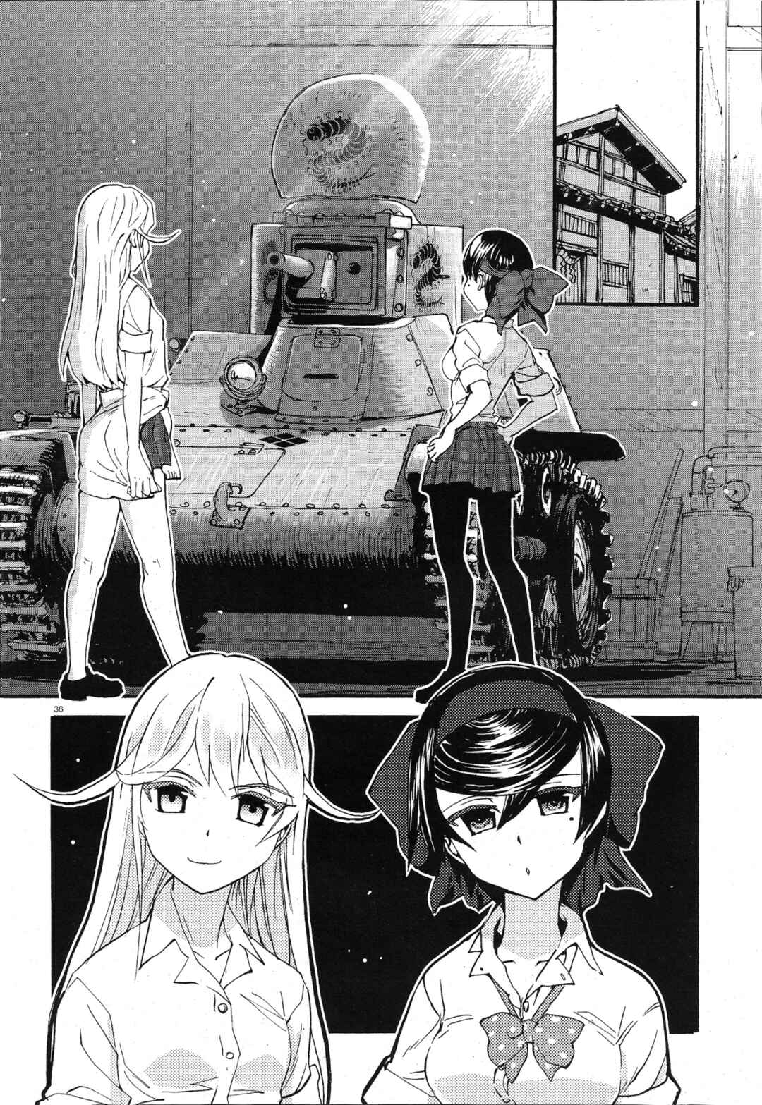 Girls und Panzer: Ribbon no Musha Chapter 8 - Page 36