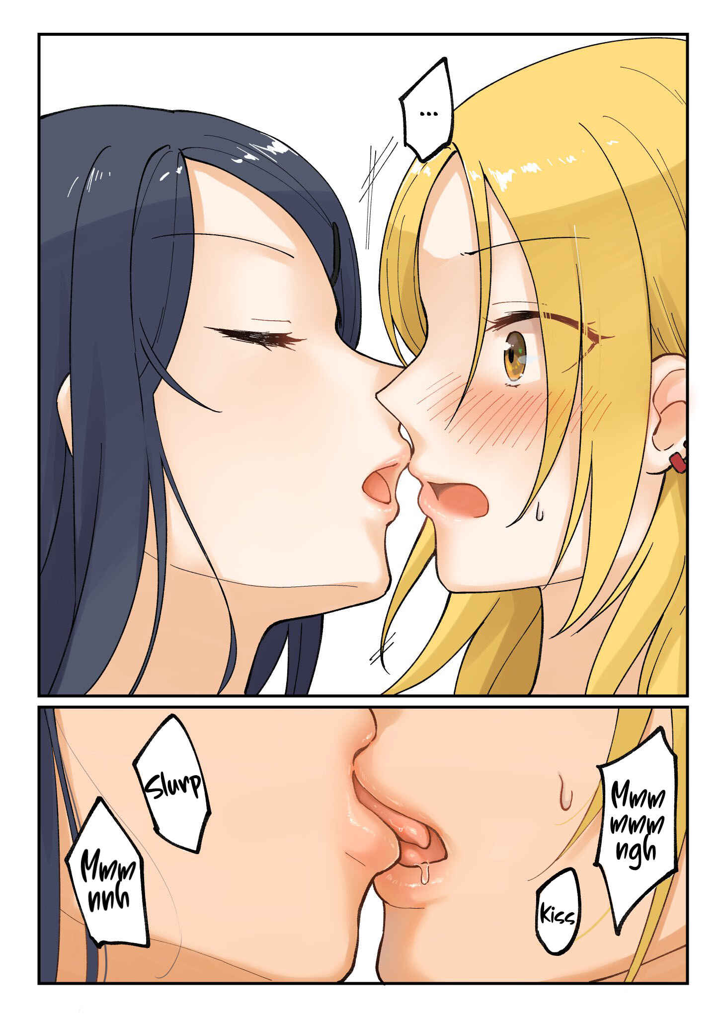 1 RT de nakawarui nonke joshi tachi ga 1 byou kiss suru Chapter 4 - Page 2