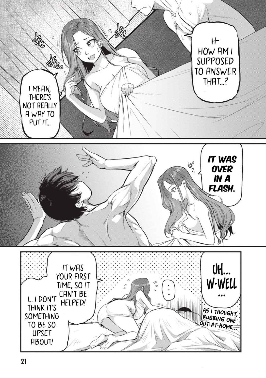 Shigotogaeri, Dokushin no Bijin Joushi ni Tanomarete Chapter 6 - Page 20