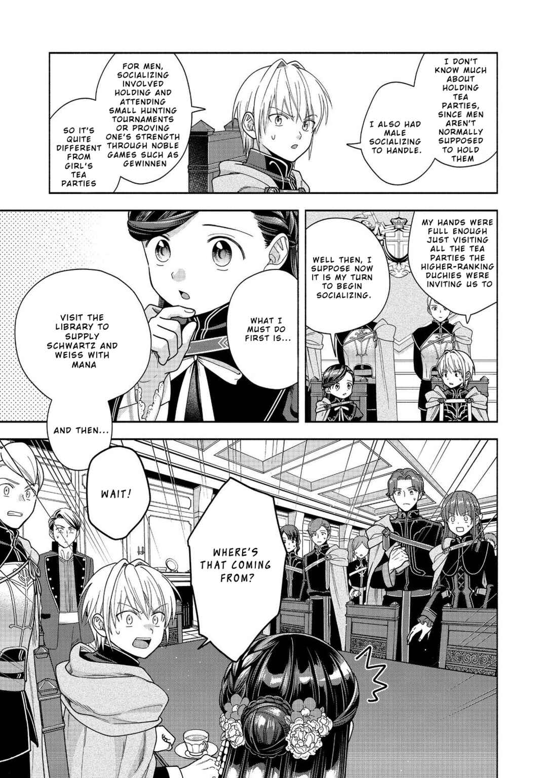 Honzuki no Gekokujou: Shisho ni Naru tame ni wa Shudan o Erandeiraremasen—Dai-4 Bu: Kizokuin no Toshokan o Sukuitai! Chapter 51 - Page 21