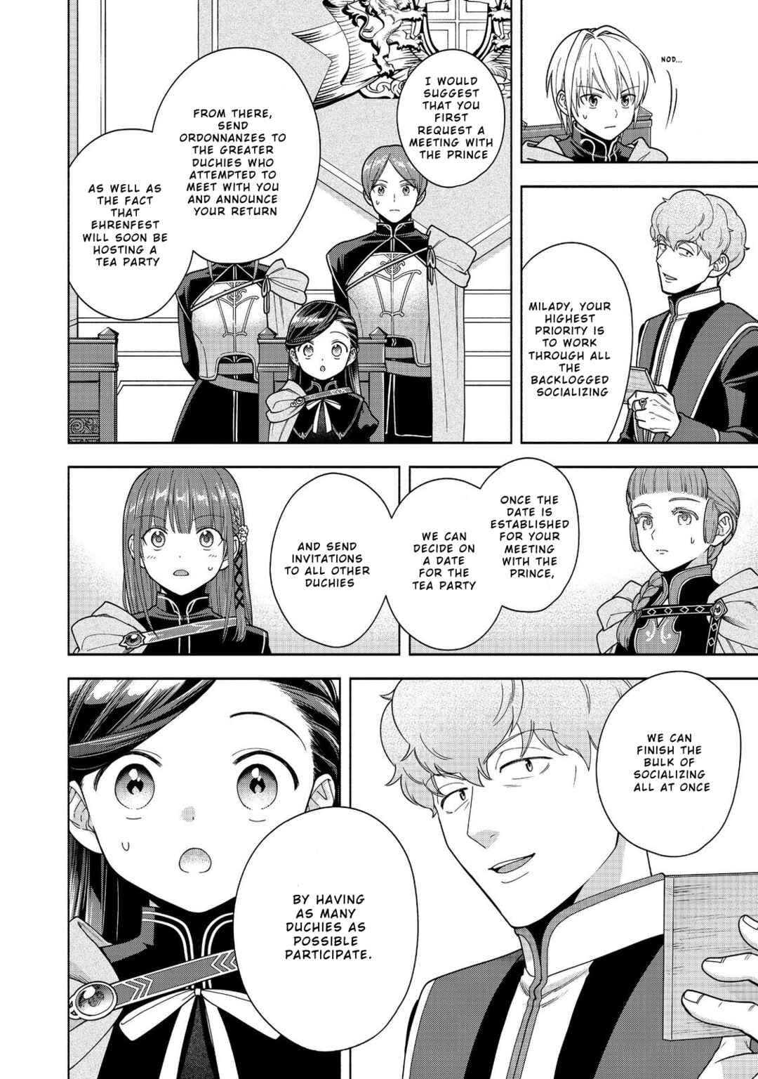 Honzuki no Gekokujou: Shisho ni Naru tame ni wa Shudan o Erandeiraremasen—Dai-4 Bu: Kizokuin no Toshokan o Sukuitai! Chapter 51 - Page 26
