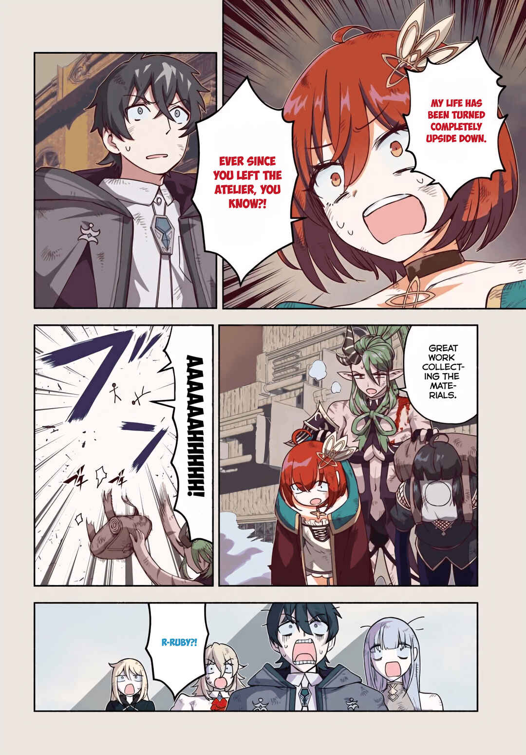 Ore Igai Dare mo Saishu Dekinai Sozai na no ni "Sozai Saishuritsu ga Hikui" to Pawahara suru Osananajimi Renkinjutsushi to Zetsuen shita Senzoku Madoushi, Henkyou no Machi de Slow Life wo Okuritai. Chapter 18 - Page 2