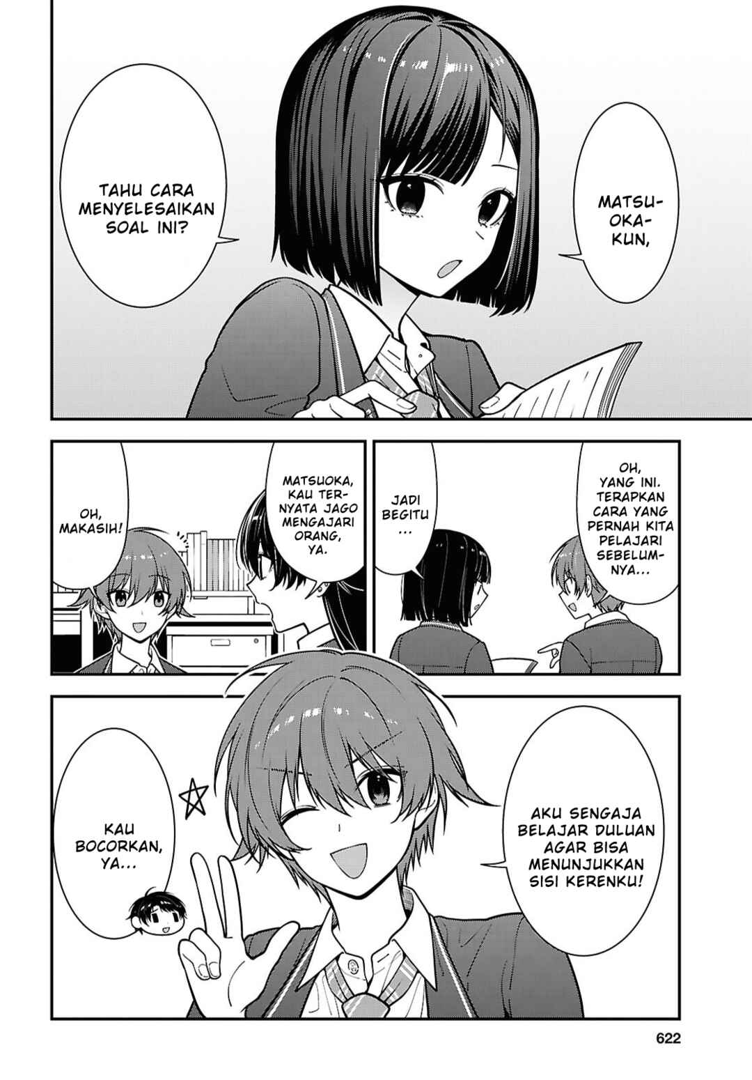 Tonari no Seki no Yankee Shimizu-san ga Kami wo Kuroku Sometekita Chapter 19 - Page 14