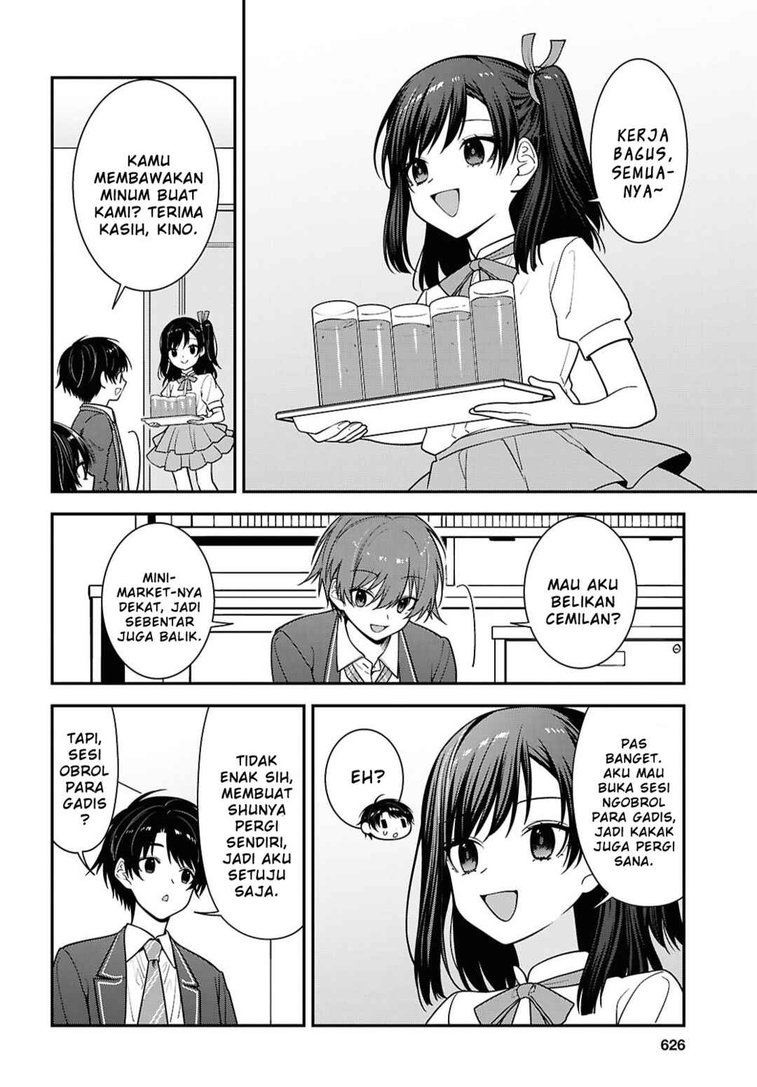 Tonari no Seki no Yankee Shimizu-san ga Kami wo Kuroku Sometekita Chapter 19 - Page 18